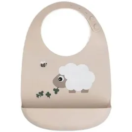 done-by-deer-sliniak-silikonowy-z-kieszonka-owieczka-sheepy-sand-6m