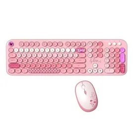 2-x-stylowy-bezprzewodowy-zestaw-mofii-lovely-2-4g-klawiatura-myszka-rozowy