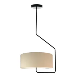 lampa-wiszaca-sufitowa-bezowa-zyrandol-led-e27-abazur-welurowa-nowoczesna