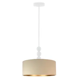 lampa-wiszaca-sufitowa-bezowa-zyrandol-led-e27-abazur-welurowa-nowoczesna