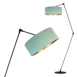 lampa-stojaca-podlogowa-lukowa-regulowana-led-e27-welurowa-mietowa-abazur