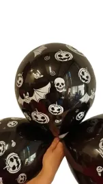 balony-na-halloween-czarne-lateksowe-10-szt