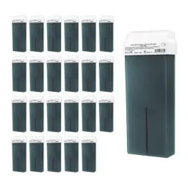 wosk-do-depilacji-w-rolce-azulenowy-100-ml-szeroka-rolka-duzy-zestaw-24-szt