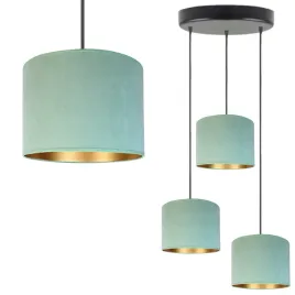 lampa-wiszaca-sufitowa-mietowa-regulowana-led-e27-abazur-zyrandol-welurowa