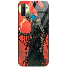 etui-do-realme-c3-glass-case-ochrona-telefonu-goth-gotyckie-czaszki-mix-wz