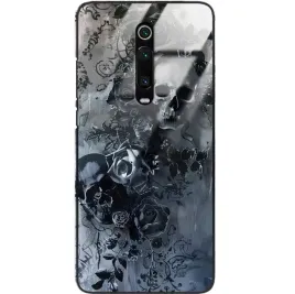 etui-do-xiaomi-redmi-k20-pro-glass-case-ochrona-goth-gotyckie-czaszki-wzory