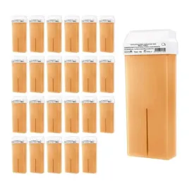 wosk-do-depilacji-w-rolce-miodowy-100-ml-szeroka-rolka-duzy-zestaw-24-szt