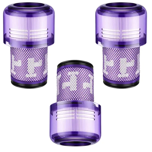 3 x Filtr do Dyson V12 Detect Slim Absolute Zestaw HEPA Zmywalny