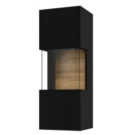witryna-aurora-95-x-36-cm-wiszaca-czarny-onyx-dab-wotan