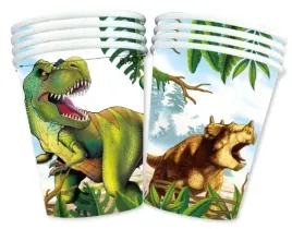 kubeczki-jednorazowe-swiat-dinozaurow-jurassic-happy-birthday-10-szt