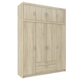 szafa-z-nadstawka-176-cm-do-sypialni-kuba-4d-dab-sonoma