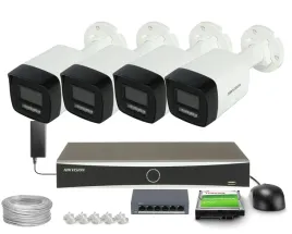 zestaw-do-monitoringu-4x-ds-2cd1083g2-liuf-sl-hybrid-light-4k-odstraszanie