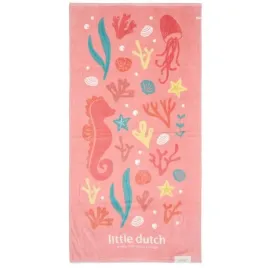 little-dutch-recznik-plazowy-na-plaze-dla-dzieci-ocean-treasures-60x120-cm