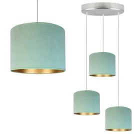 lampa-wiszaca-sufitowa-mietowa-regulowana-led-e27-abazur-zyrandol-welurowa