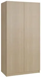 szafa-90-dwudrzwiowa-garderoba-z-polkami-i-drazkiem-dab-sonoma-pojemna