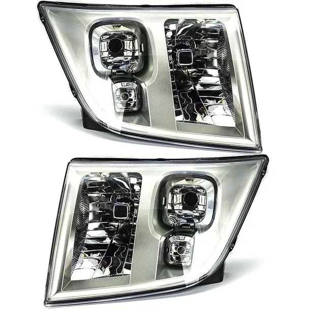 REFLEKTORY LAMPY PRZEDNIE FORD TRANSIT 06> LEWA+PRAWA ZESTAW -