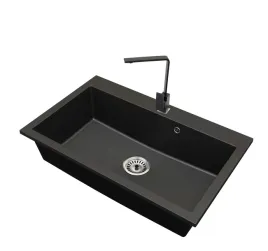 kuchenny-zlewozmywak-granitowy-jednokomorowy-elite-80-bateria-syfon-chrom