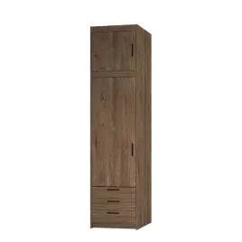 szafa-z-nadstawka-do-przedpokoju-60-cm-kuba-z-szufladami-dab-lefkas