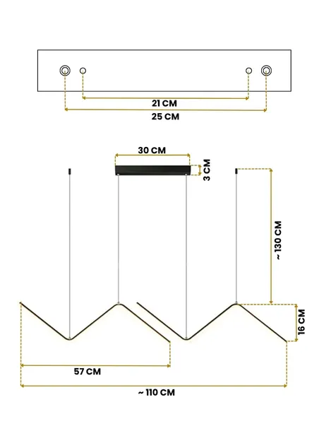 lampa-wiszaca-zyg-zag-sufitowa-zlota-zintegrowane-led-nowoczesna-nad-wyspe-liczba-punktow-swiatla-2