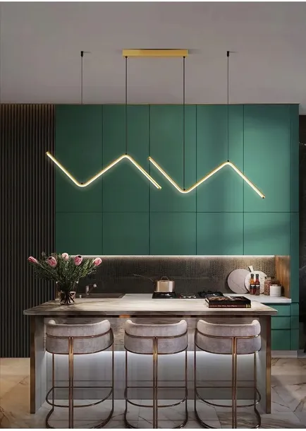 lampa-wiszaca-zyg-zag-sufitowa-zlota-zintegrowane-led-nowoczesna-nad-wyspe-stan-opakowania-oryginalne