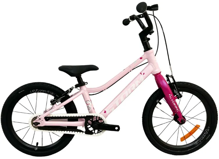 Rower Dziecięcy 16 cali Storm Polly Light lekki 6,5 Kg różowy 2026