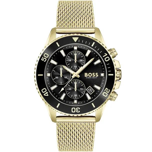 ZEGAREK MĘSKI HUGO BOSS 1513906 ADMIRAL ZŁOTY ORYGINALNY + PUDEŁKO