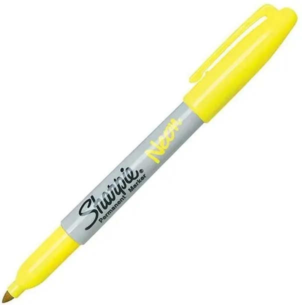 marker-permanentny-zolty-sharpie-1-szt-stan-nowy-liczba-sztuk-w-opakowaniu-1-szt