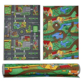 dywan-dzieciecy-100x150-cm-dwustronny-2w1-uliczki-droga-miasto-farma-duzy