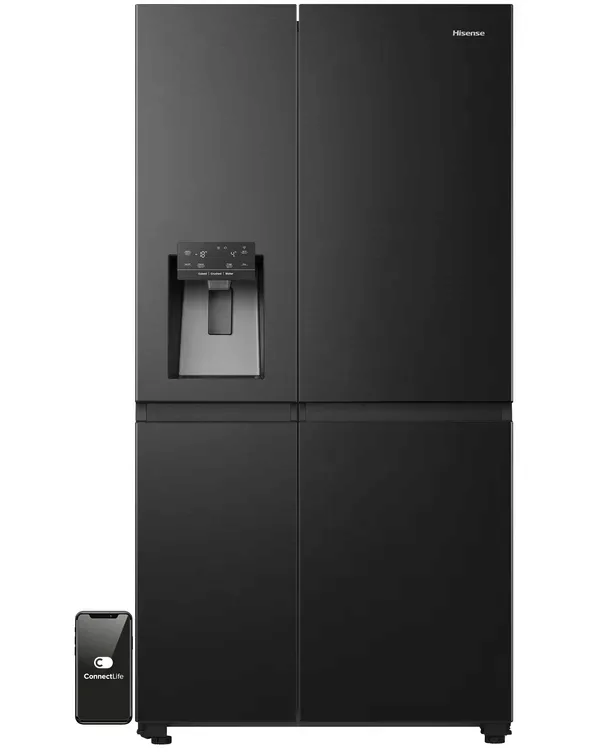 lodowka-sbs-179cm-czarna-kostkarka-wi-fi-connectlife-metal-tech-cooling-stan-nowy