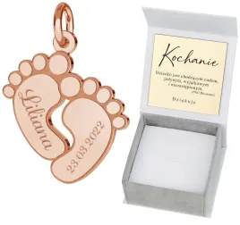 2-x-charms-zawieszka-rozowe-zloto-stopki-grawer-ag925