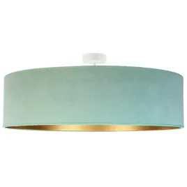 lampa-plafon-zyrandol-sufitowa-welurowa-abazur-led-e27-mietowa-blues-80cm