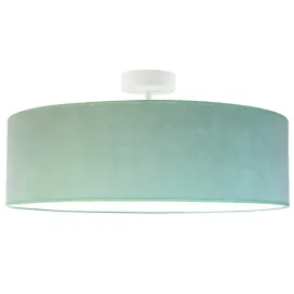 lampa-plafon-zyrandol-sufitowa-welurowa-abazur-led-e27-mietowa-blues-60cm