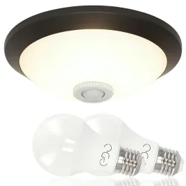 horoz-plafon-lampa-sufitowa-czujnik-ruchu-czarny-2x-zarowka-11w-4000k