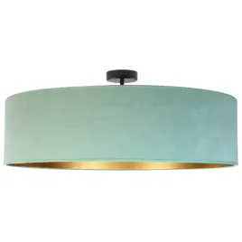 lampa-plafon-zyrandol-sufitowa-welurowa-abazur-led-e27-mietowa-blues-80cm