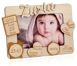 2-x-drewniana-ramka-metryczka-chrzest-narodziny-imie