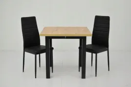 stol-rozkladany-krzesla-ekoskora-czarna-80x80-160-do-salonu-kuchni-jadalni