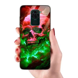 etui-do-xiaomi-redmi-note-9-premium-pancerne-czaszki-gotyckie-trwale-wzory