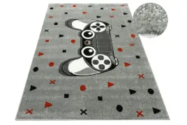 dywan-do-pokoju-dzieci-gamepad-kontroler-czarny-szary-bialy-lima-120x170-cm