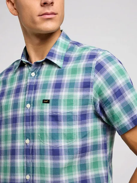 lee-button-down-ss-m-meska-koszula-kolor-wielokolorowy