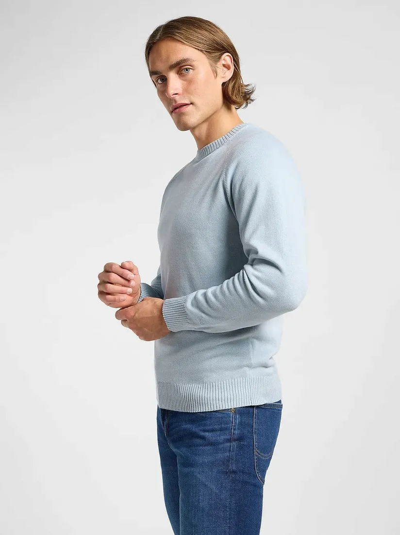 lee-clean-raglan-sweater-l-meski-sweter
