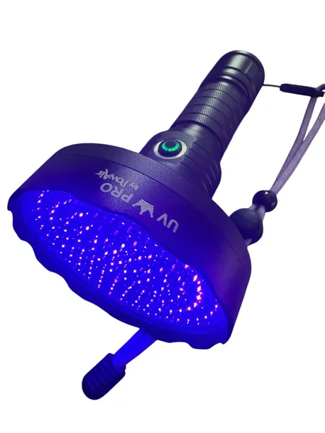 Detektor Latarka Uv PowAir Usb C znajdź Bursztyn akumulator 2850mAh
