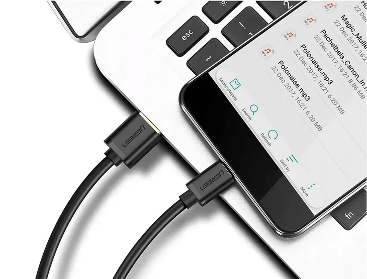 kabel-ugreen-usb-a-usb-c-025m-czarny-dlugosc-przewodu-0-25-m