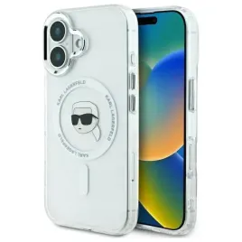 etui-karl-lagerfeld-hardcase-do-iphone-16-biale-metalowe-magsafe