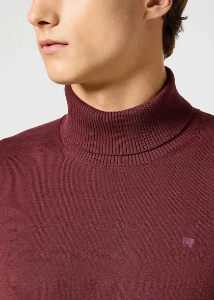 wrangler-turtleneck-m-meski-sweter-kolor-czerwony