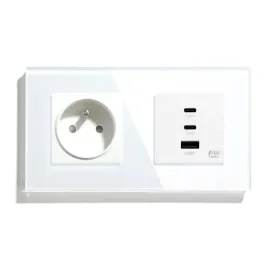 gniazdko-szklane-podwojne-157mm-usb-65w-quick-charge-qc