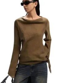 shein-damska-bluzka-brazowa-z-dlugim-rekawem-40-42-1dj