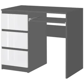 biurko-radek-90-cm-szary-bialy-polysk-3-szuflady-lewe-laminowane
