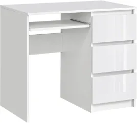 biurko-radek-90-cm-bialy-polysk-komputerowe-3-szuflady-prawe-laminowane