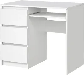 biurko-radek-90-cm-biale-komputerowe-3-szuflady-lewe-laminowane