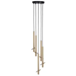lampa-wiszaca-okragla-zlota-czarna-tuby-do-salonu-jadalni-5-pkt-sigma